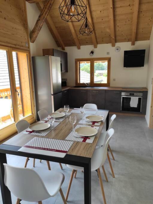 L'Echappee Belle En Montagne - Site Location-Chalet Mieussy Buitenkant foto