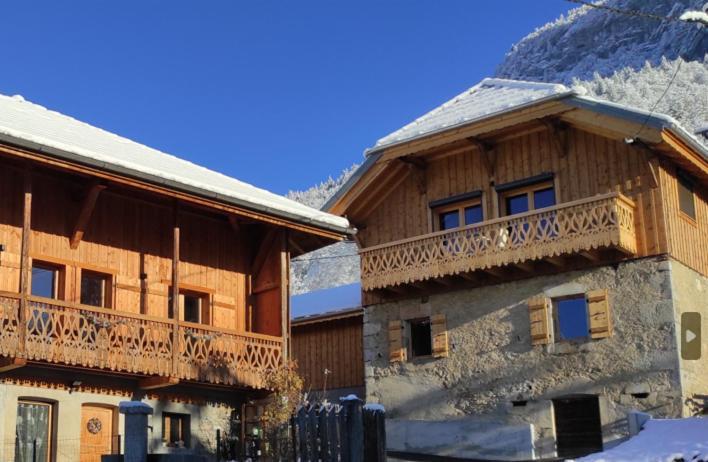 L'Echappee Belle En Montagne - Site Location-Chalet Mieussy Buitenkant foto